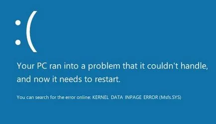 Fix kernel eroare Inpage date problemă ferestre