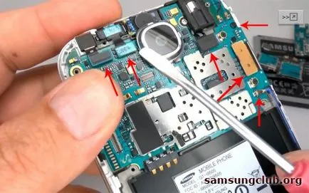 Instrucțiuni cum a dezasambla i9500 Galaxy s4