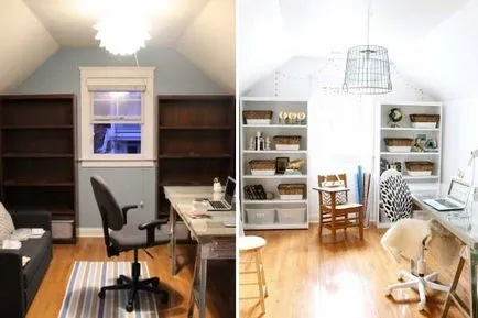 Interior unei case private înainte și după - 40 camere foto