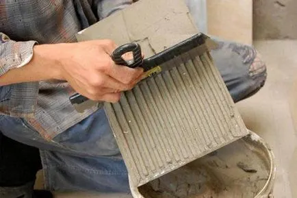 prin căptușirea pereților cu plăci ceramice Instrucțiuni
