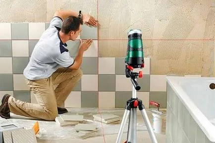 prin căptușirea pereților cu plăci ceramice Instrucțiuni