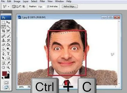 Changing Faces în Photoshop (a crea o nouă ajustare) Schimbarea la Fata în Photoshop