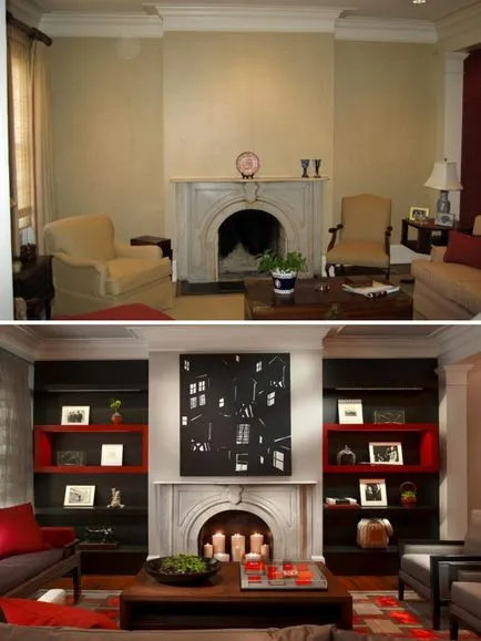 Interior unei case private înainte și după - 40 camere foto
