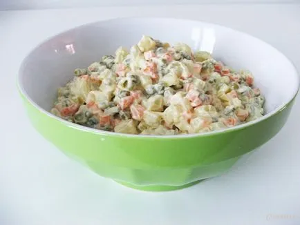 Cât de repede salata - reteta clasica (fotografii, video)