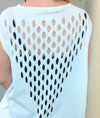 Cât de frumoasă și de tăiere T-shirt sau t-shirt idei originale elegante