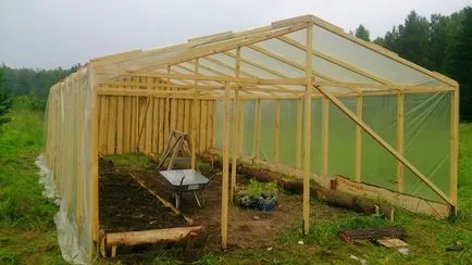 Cum am construit o seră, vom merge la casa