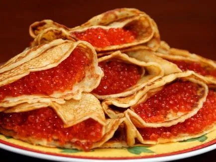 Cât de frumos și original Se servesc caviar