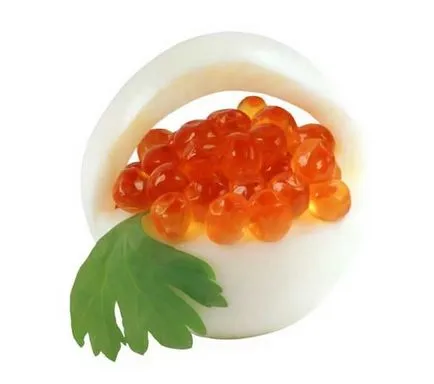 Cât de frumos și original Se servesc caviar