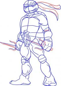 Cum să atragă Ninja Turtles (draw) Cum să atragă un ninja broască țestoasă