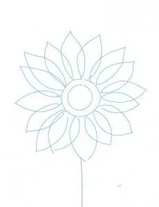Cum de a desena o floare creion frumos treptat - trage aici
