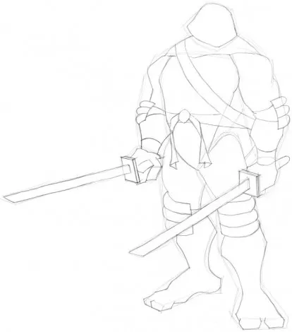 Cum să atragă Ninja Turtles (draw) Cum să atragă un ninja broască țestoasă