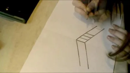 Cum de a desena desen creion 3D pe hârtie