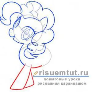 Cum de a desena un ponei Pinkie Pie de la „Prietenia - este un miracol“, treptat, creion - desena aici