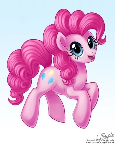 Cum de a desena un ponei Pinkie Pie etape creion