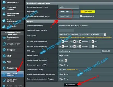 Cum se schimba parola pe router cu admin la altul (admin) Cum se schimba parola pe router cu admin la alta