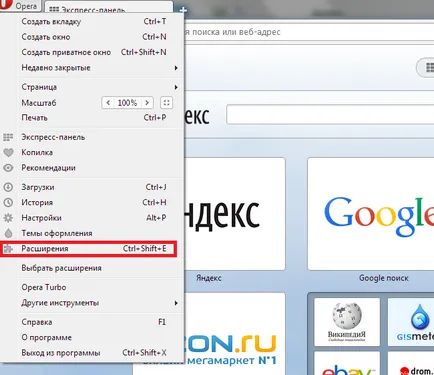 Cum se configurează Opera - setările Opera