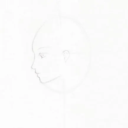Cum de a desena o ilustrare a fată moale, colorat în profil karandashali