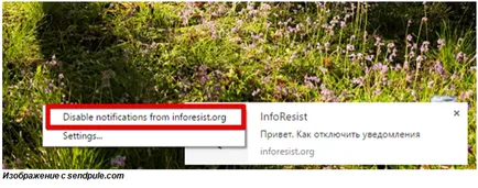 Cum se dezactivează notificările de web push, la care v-ați abonat