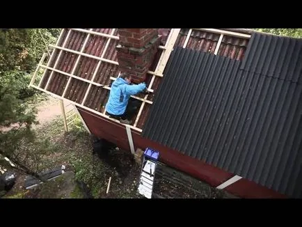 Cum să acopere acoperișul Ondulin propriile mâini - prețul de acoperire a acoperișului Ondulin (Onduline) Cum să acopere acoperișul Ondulin propriile mâini - prețul învelitoarea Ondulin