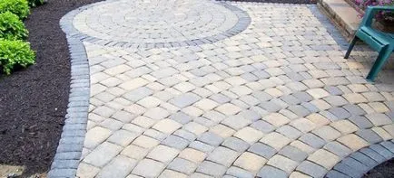 Cum să stil dale de pavaj (suprapuse) Cum urmează să fie stabilite pavele