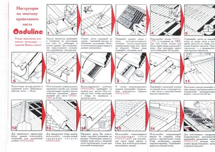 Cum să acopere acoperișul Ardezie ondulata mâini proprii (Onduline) Cum să acopere acoperișul cu mâinile Ardezie ondulata