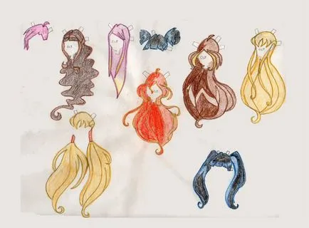 Cum de a face păpuși din hârtie Winx