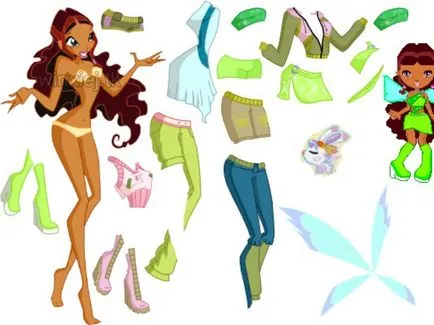 Cum de a face păpuși din hârtie Winx