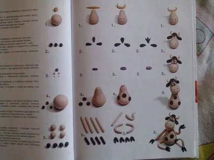 Cum sa faci o vaca din plastilină (vaca) Cum sa faci o vaca din plastilină