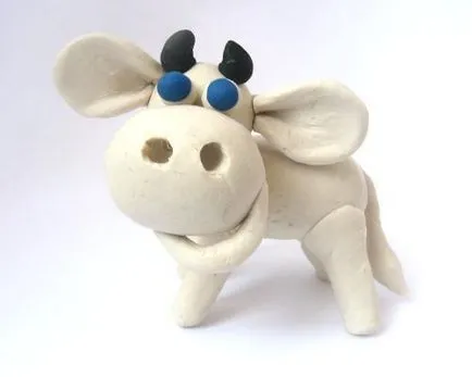 Cum sa faci o vaca din plastilină (meserii) Cum sa faci o vaca din plastilină