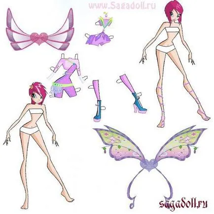 Cum de a face păpuși din hârtie Winx