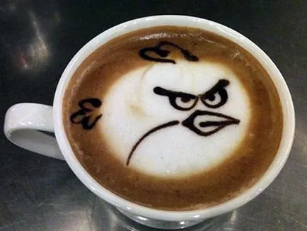 Cum desen de cafea