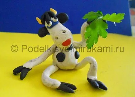 Ca o vaca orb din plastilină