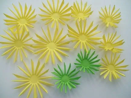 Cum de a face hârtie de flori asters (hârtie) Cum de a face flori de hârtie asters