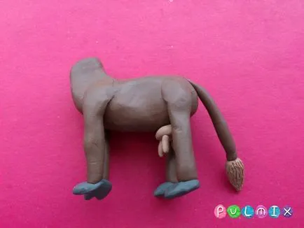 Ca etape plastilină de vaca orb