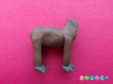 Ca etape plastilină de vaca orb
