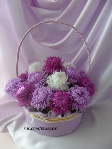 Cum de a face hârtie de flori asters (flori) Cum de a face flori de hârtie asters
