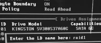 Cum de a crea un raid-matrice mijloace regulate (calculator de fier) Cum de a crea un raid-matrice de instrumente standard