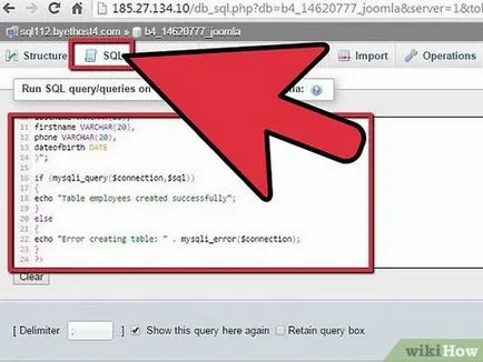 Cum de a crea un tabel în MySQL