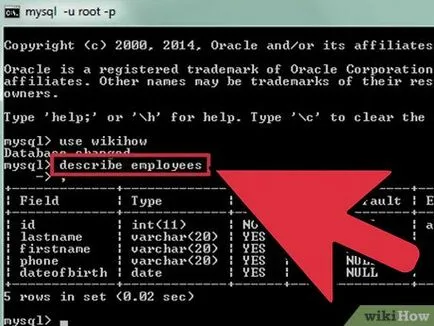 Cum de a crea un tabel în MySQL