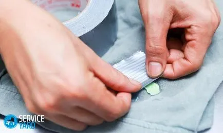Cum de a elimina guma de mestecat din pantaloni, serviceyard-confortul casei dvs. la îndemână