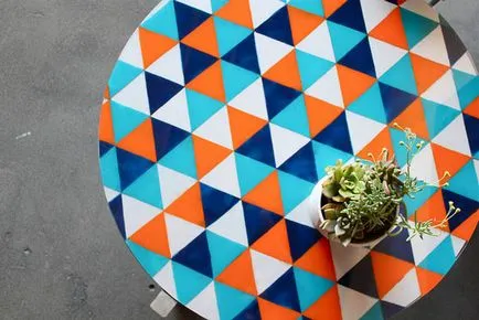 Cum de a decora un tabel cu restaurarea lui mâini, modul de a face decoratiuni, decupaj, pictura, fotografie,