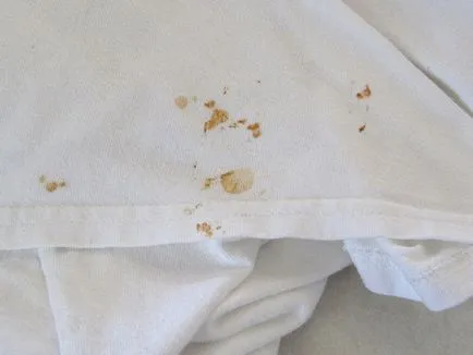 Cum de a elimina petele de rugină de haine, de sfaturi