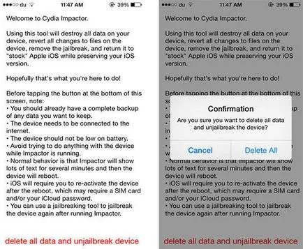Cum de a elimina ios jailbreak