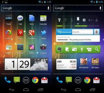 Cum pot elimina widget-uri pe Android și cum să le instalați (set) Cum pot elimina widget-uri pe Android și cum să le instalați