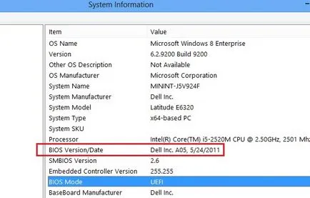 Cum pentru a verifica versiunea de BIOS de pe laptop sau computer