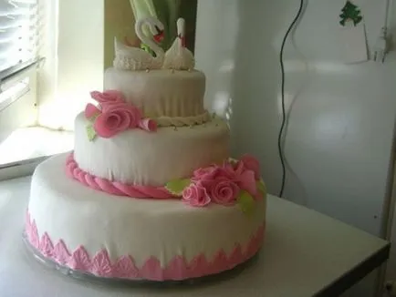 Cum de a alege un tort de nunta - greutate, dimensiuni, linii și alte (rochie de tort de nunta) Cum de a alege un tort de nunta - greutate, dimensiuni, linii și alte