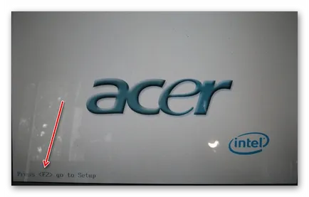 Cum de a intra în BIOS pe un laptop acer