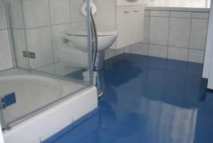 Cum se toarnă podea în baie
