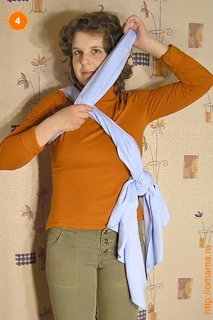 Cum de a lega o curea-fular tricot ghid de lichidare pentru nou-născuți cu fotografii și video (tricotate) Cum de a lega o curea-fular tricot ghid de lichidare pentru nou-născuți cu fotografii și video