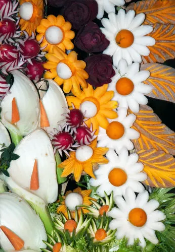 Carving din fructe si legume pentru incepatori, problemele femeilor